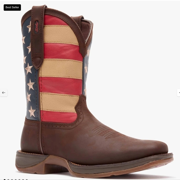 Rebel™ by Durango® Patriotic Pull-On Western Flag Boot